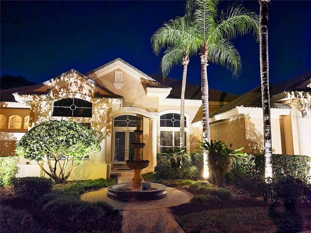 view of mediterranean / spanish-style home