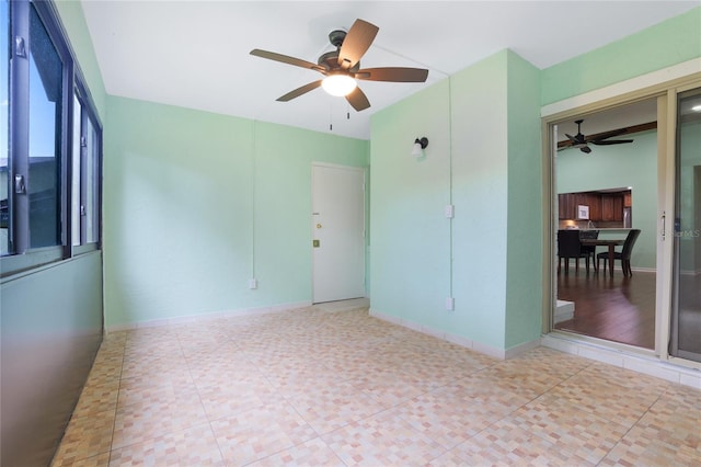 8 Escondido Cir Unit 78, Altamonte Springs, FL 32701 - unfurnished room with ceiling fan and tile patterned flooring