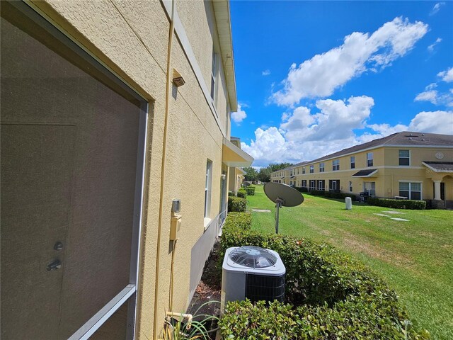 exterior space with central AC unit