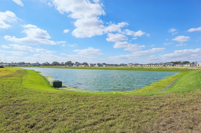 view of water feature