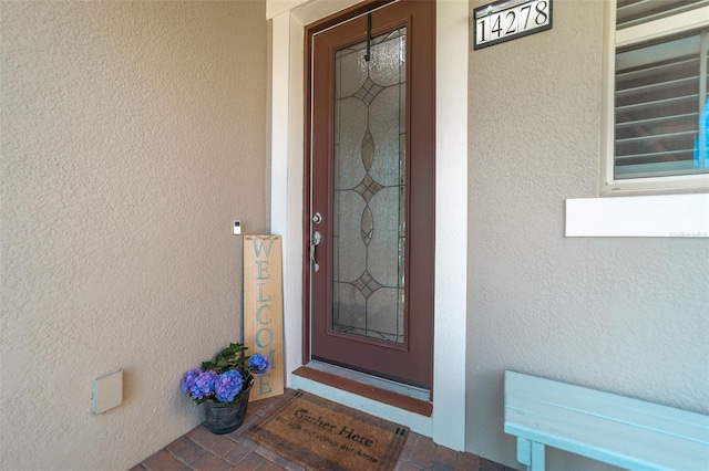 view of entrance to property