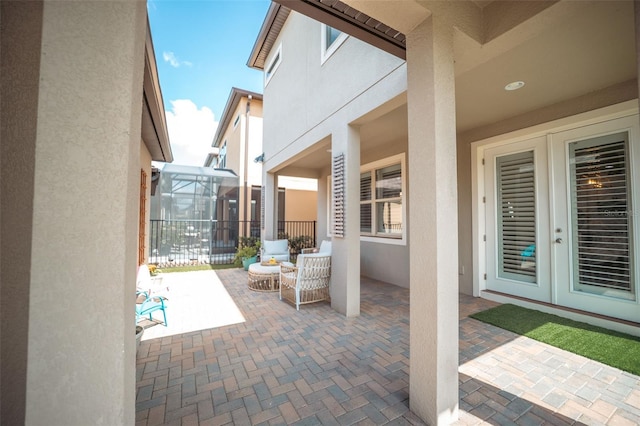 view of patio / terrace with french doors