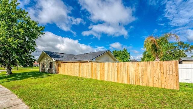 view of yard