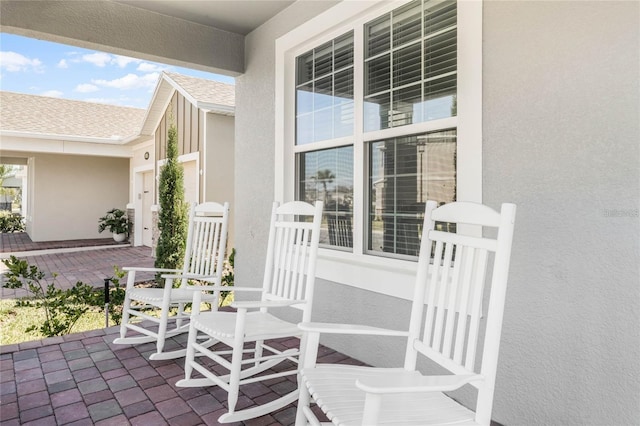 view of patio / terrace featuring a porch