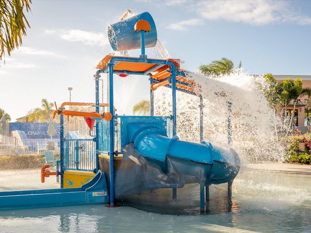 view of jungle gym