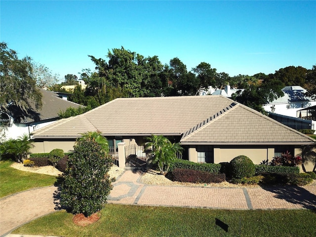 view of ranch-style home