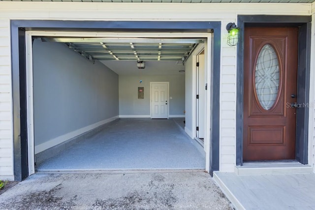 4230 Ponds Dr, Cocoa, FL 32927 - property entrance featuring a garage