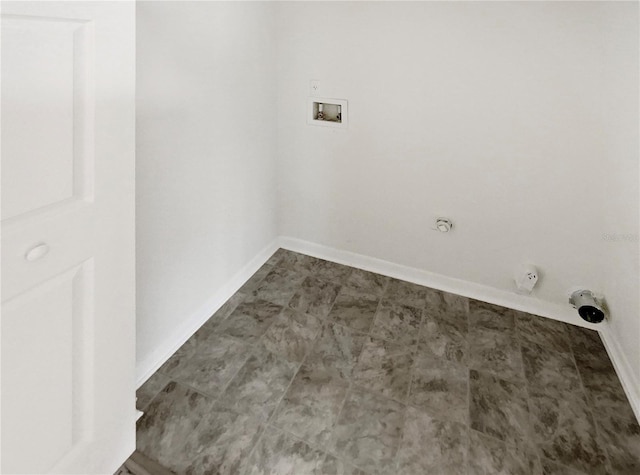 washroom featuring hookup for a washing machine and gas dryer hookup