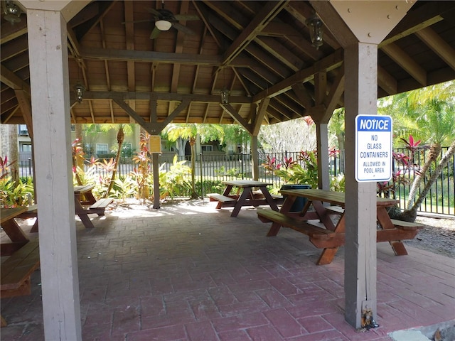 surrounding community featuring a gazebo