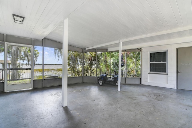 1149 Shady Cove Rd E, Haines City, FL 33844 - unfurnished sunroom with healthy amount of natural light