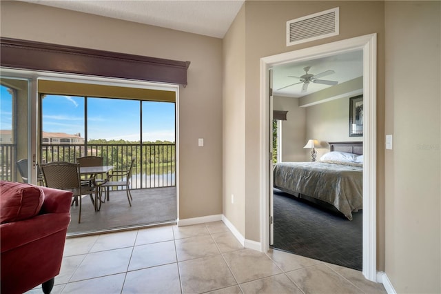 8801 Worldquest Blvd Unit 4406, Orlando, FL 32821 - interior space with access to exterior, multiple windows, visible vents, and light tile patterned flooring