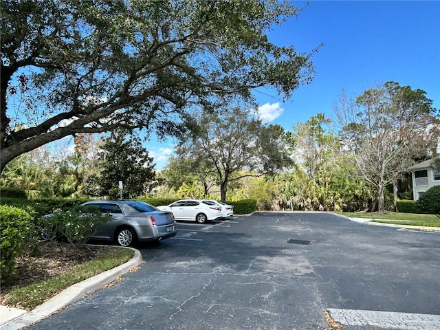 view of uncovered parking lot