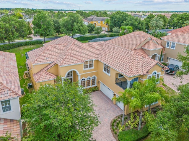 bird's eye view featuring a residential view