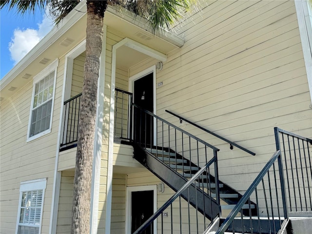 view of exterior entry
