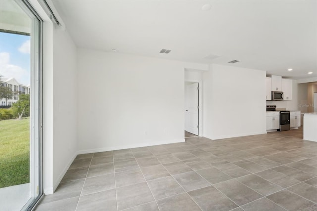 view of unfurnished living room