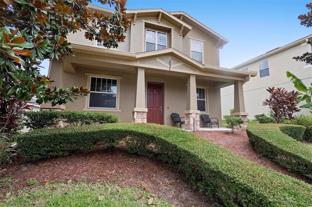 view of front of property