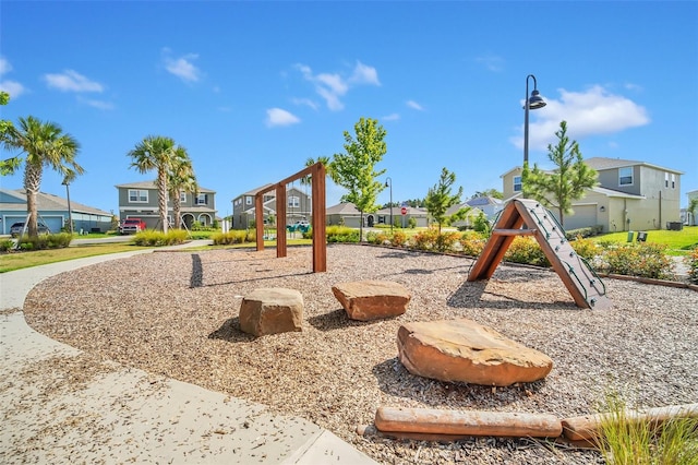 view of jungle gym