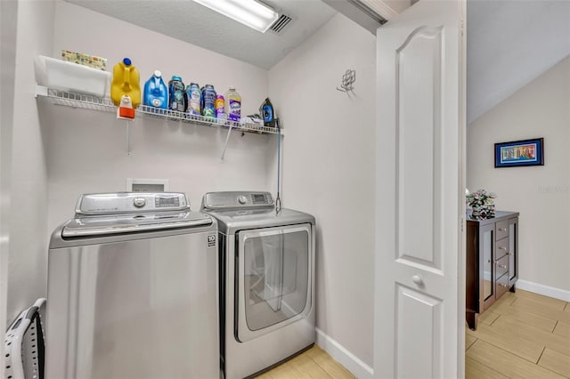 laundry area featuring washer and dryer