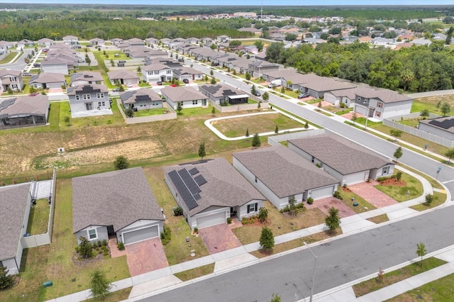 drone / aerial view featuring a residential view