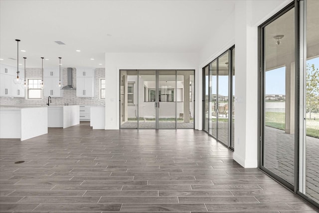 view of unfurnished living room