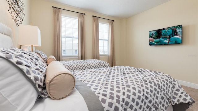 bedroom featuring carpet floors