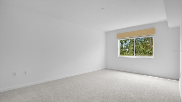 unfurnished room with carpet floors