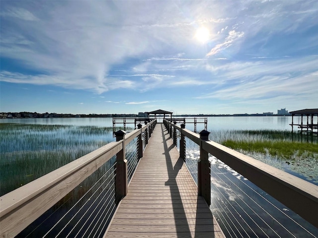 9060 Heritage Bay Cir, Orlando, FL 32836 - view of dock featuring a water view