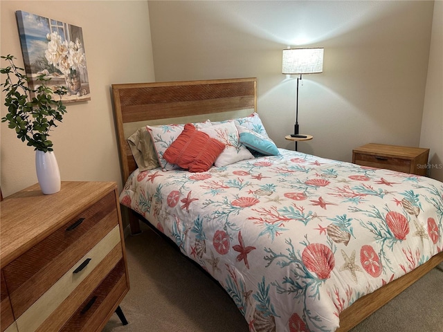 bedroom with carpet flooring