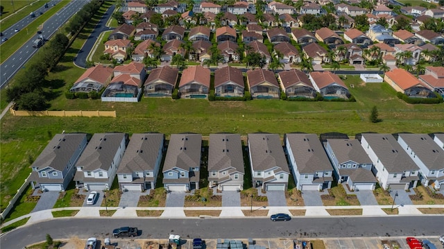 drone / aerial view featuring a residential view