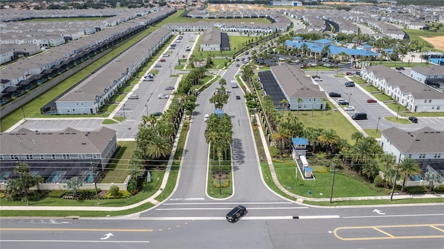 bird's eye view featuring a residential view