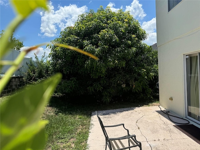 exterior space featuring a patio area