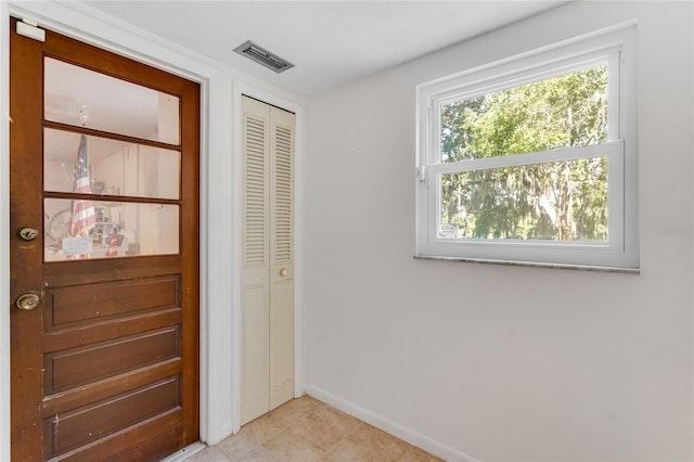 view of doorway to outside