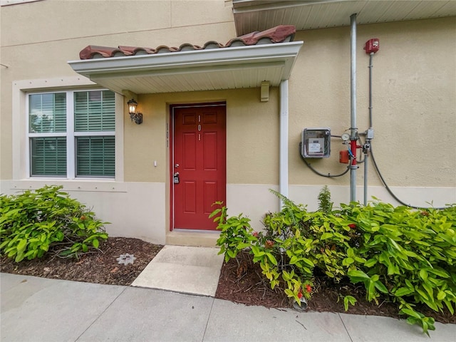 view of entrance to property