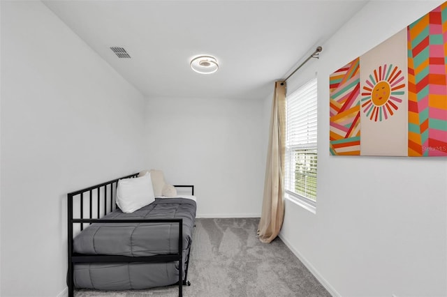 bedroom featuring carpet flooring