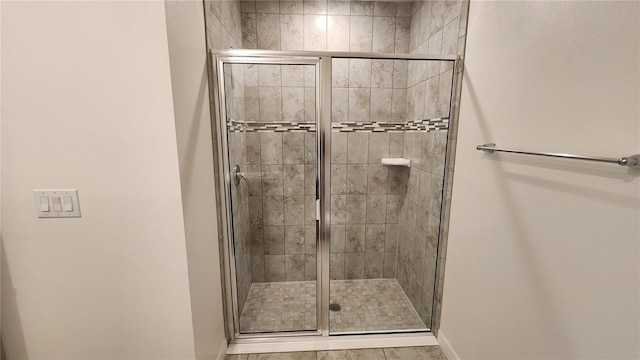 bathroom with an enclosed shower