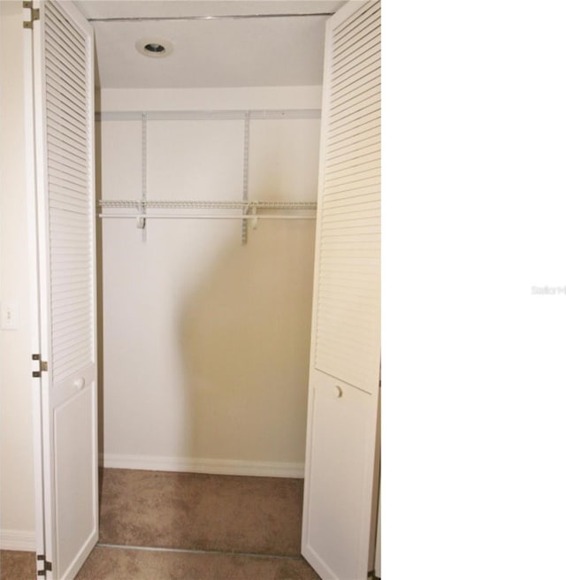 view of closet