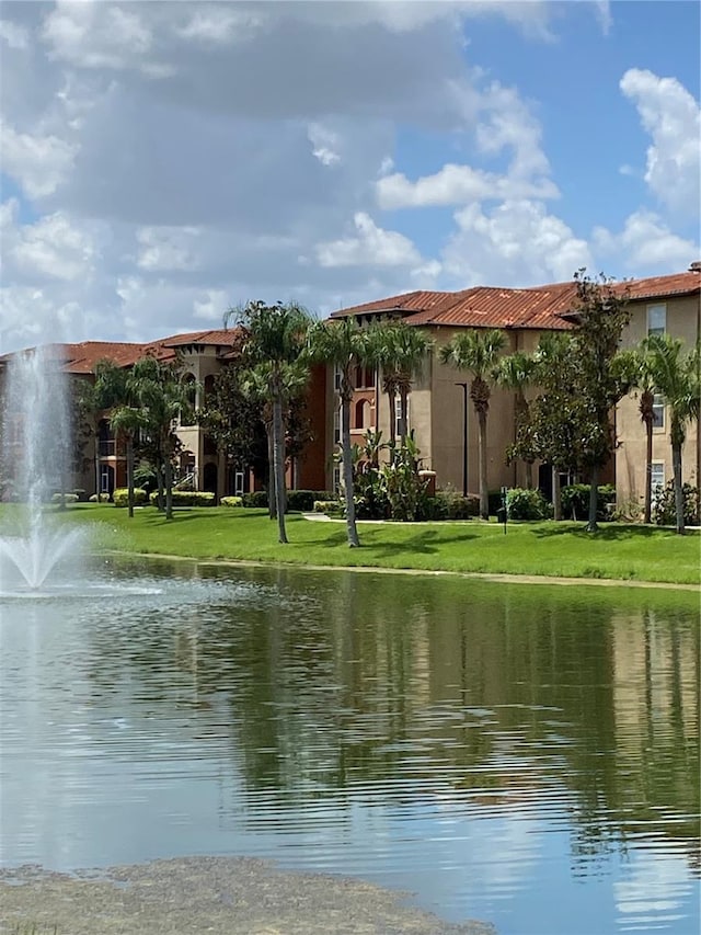 view of water feature