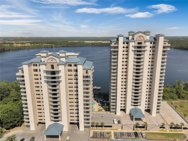 view of property featuring a water view