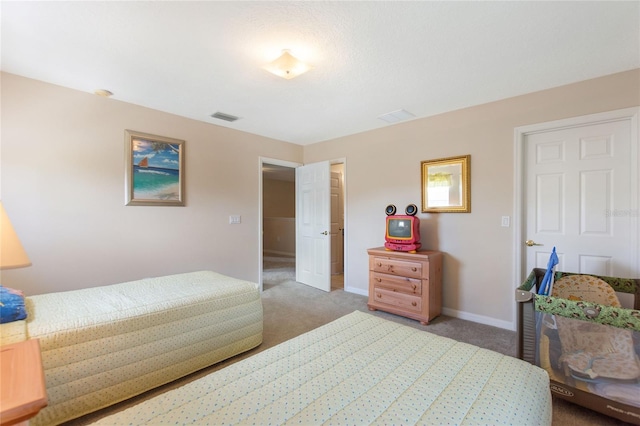 bedroom featuring carpet floors