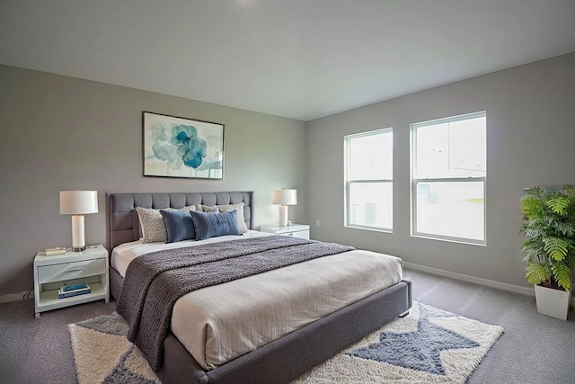 bedroom with carpet flooring