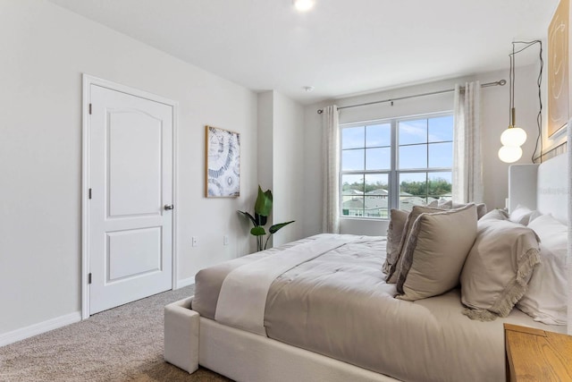 bedroom featuring carpet floors