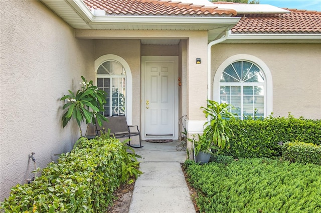 view of entrance to property