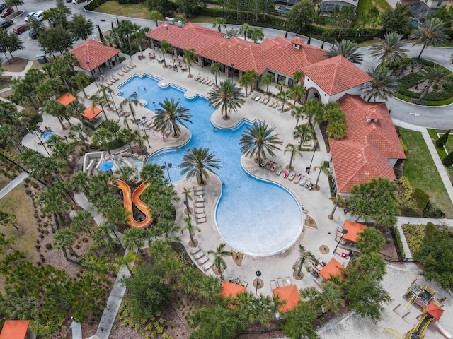 7143 Oakmoss Loop, Davenport, FL 33837 - drone / aerial view of a pool