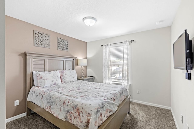 bedroom with carpet floors