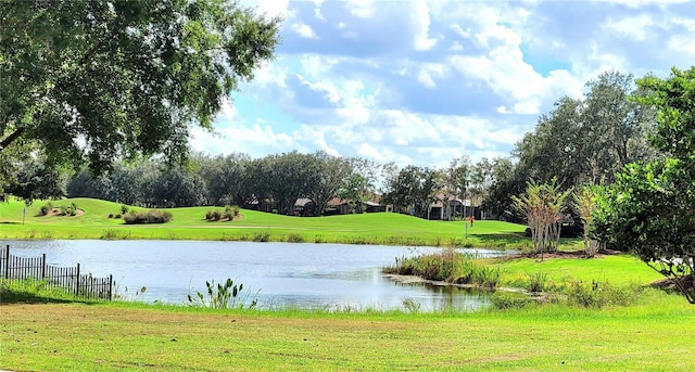 view of water feature