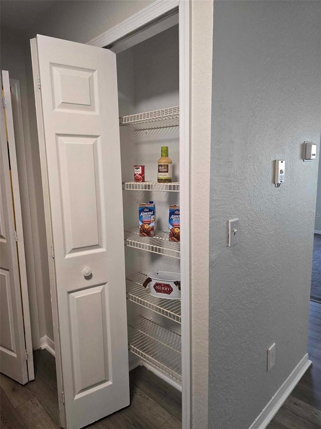 view of pantry