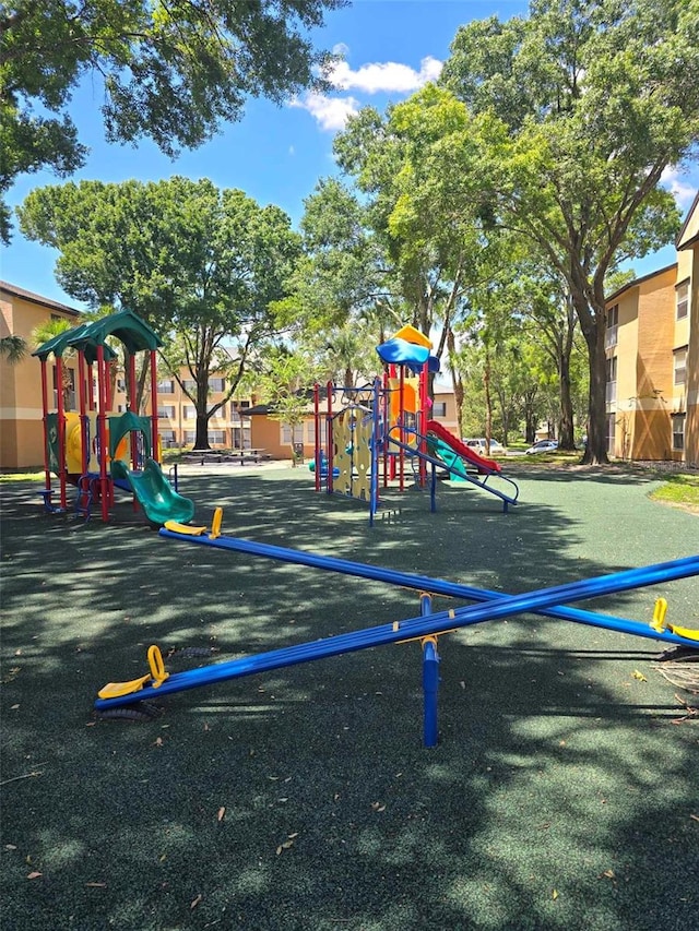 view of play area