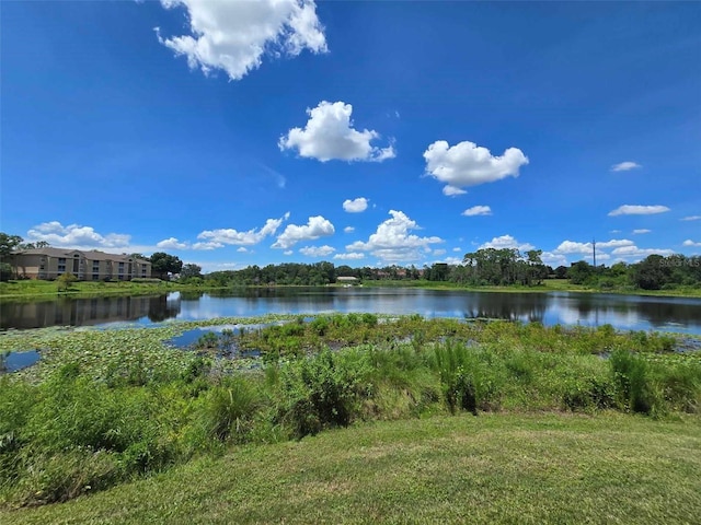 property view of water