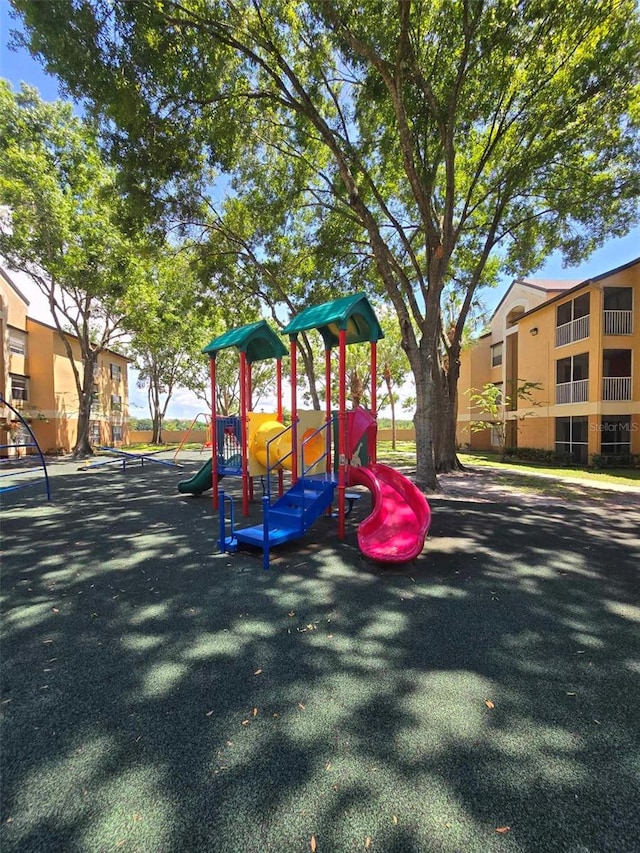 view of jungle gym