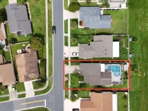 5135 Warrior Ln, Kissimmee, FL 34746 - birds eye view of property featuring a residential view
